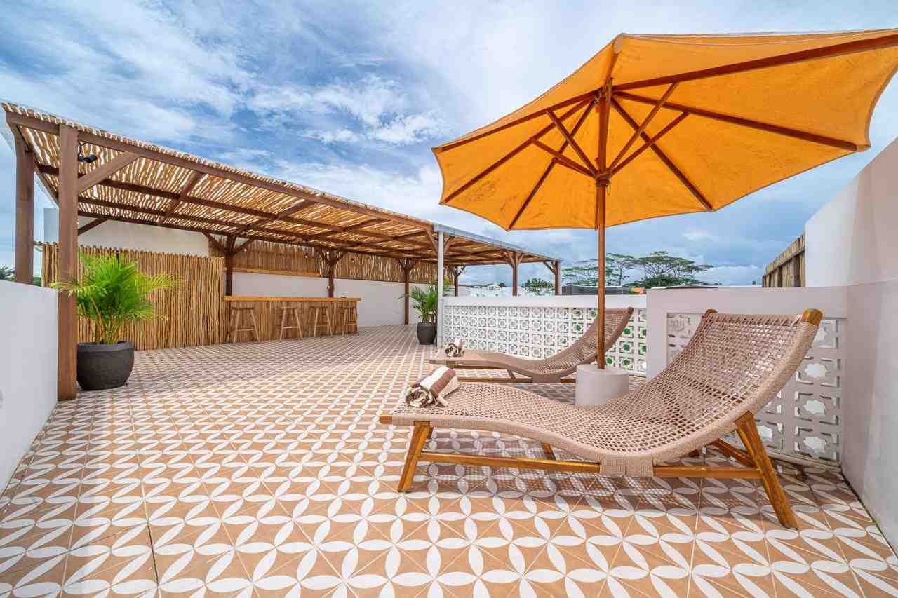 Pergola kayu galam